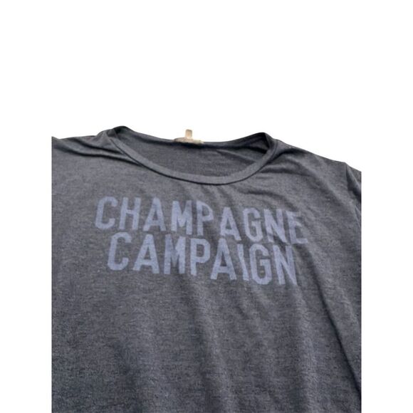 Wish & Whim Women's Blue "Champagne Campaign" Crew Neck Sweatshirt L - Picture 2 of 5